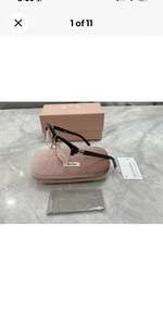 Brand New 2025 Women Miu Miu Authentic Eyeglasses MU 11XV 16K-1O1 Rx Authentic